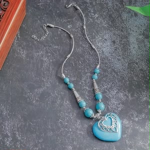 : Turquoise Western-Style Statement Necklace Collection – Vintage Boho Pendant Necklaces