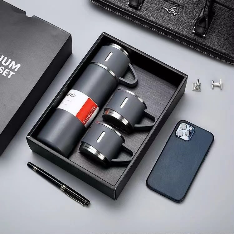 Stainless Steel Mug Set