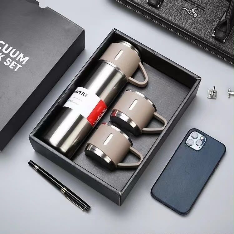 Stainless Steel Mug Set